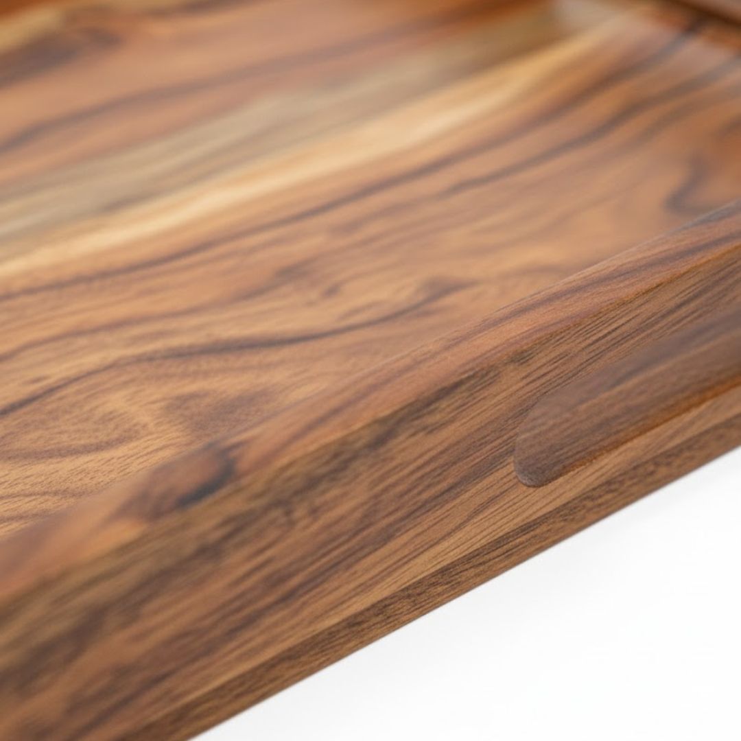 Acacia Handle Tray: Stylish Serving Solution